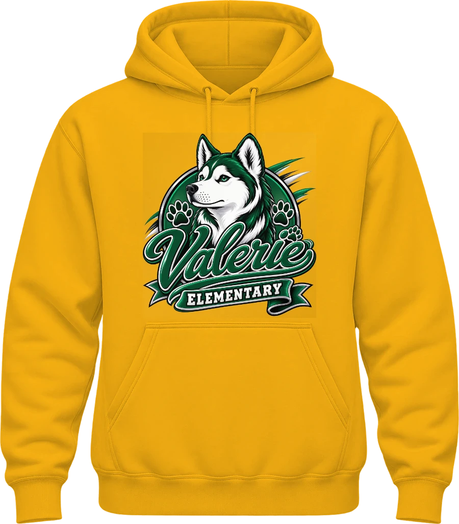 Valerie Elementary Hoodie — Gold