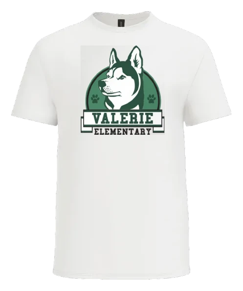 Valerie Elementary Tee — White front