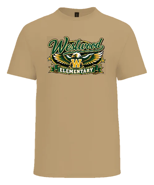 Westwood Elementary Tee — Sand front