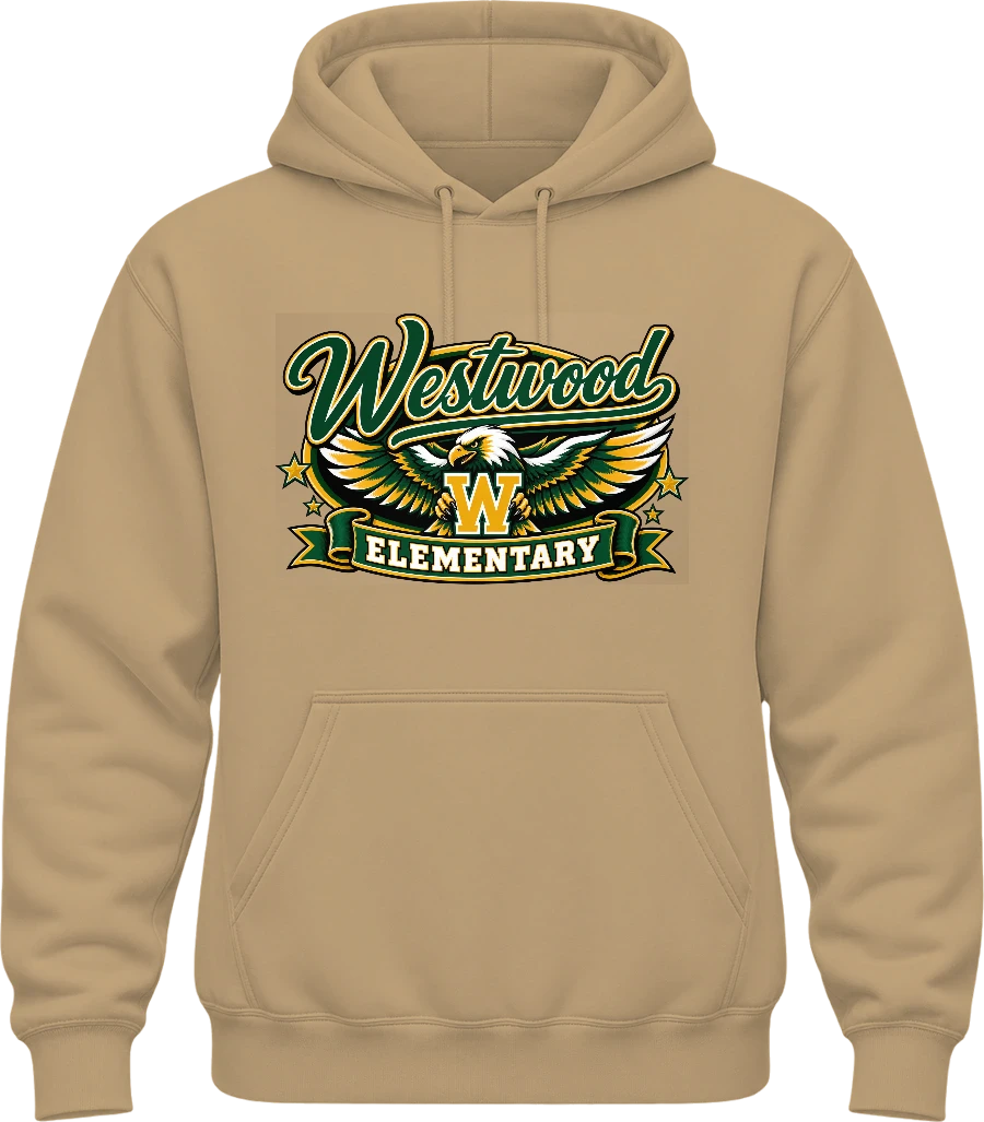 Westwood Elementary Hoodie — Sand