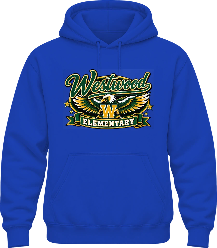 Westwood Elementary Hoodie — True Royal