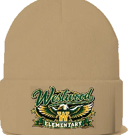 Westwood Elementary Beanie — Sand