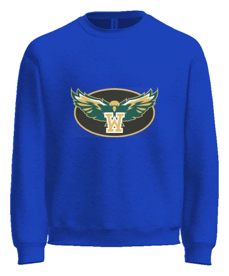 Westwood Elementary Crewneck — True Royal front