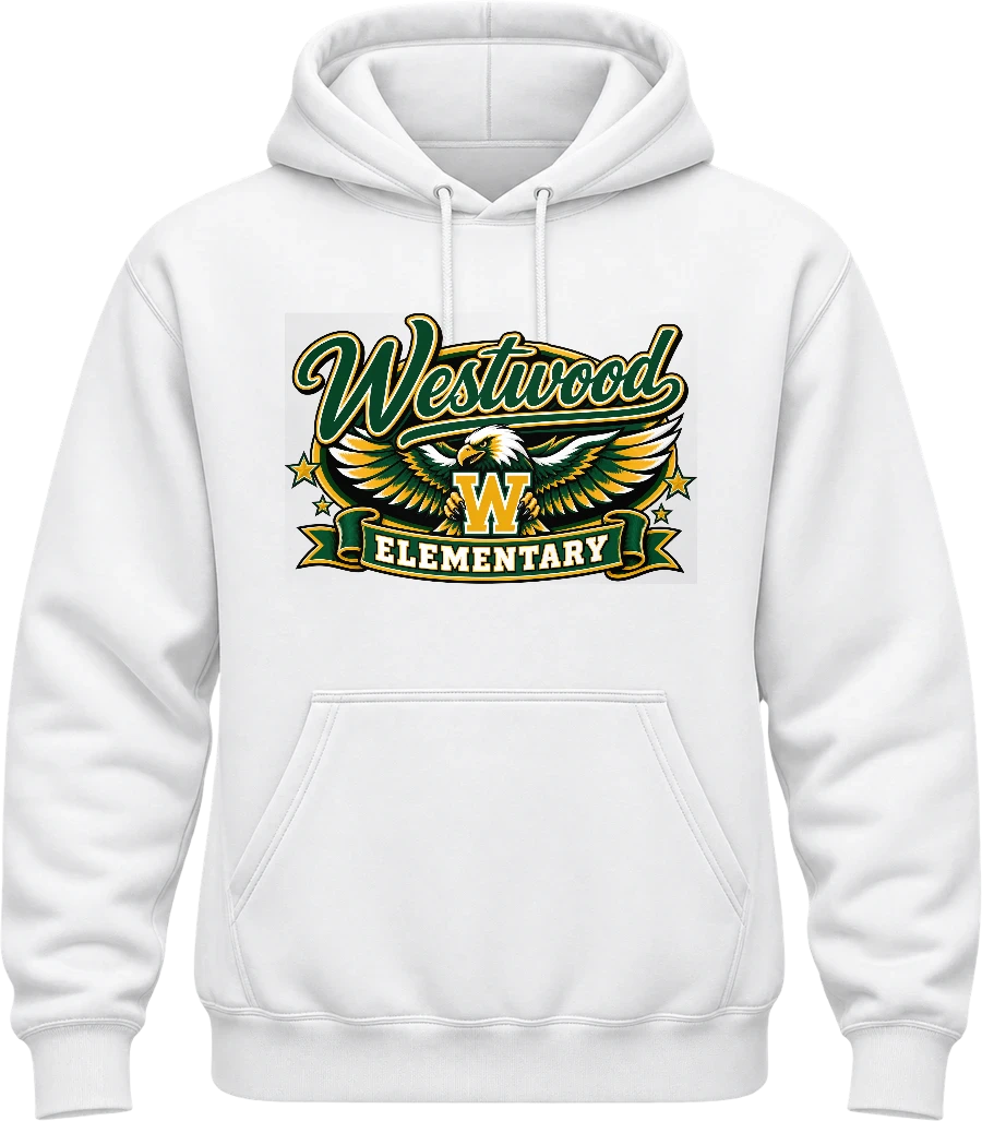 Westwood Elementary Hoodie — White