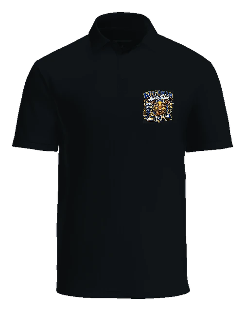 Wogaman Middle School Polo — Black