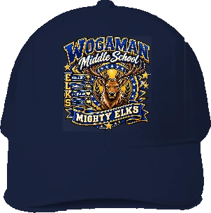Wogaman Middle School Trucker Hat — Navy