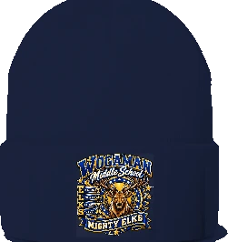 Wogaman Middle School Beanie — Navy
