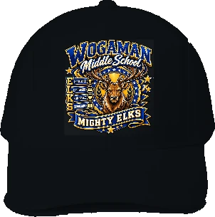 Wogaman Middle School Trucker Hat — Black