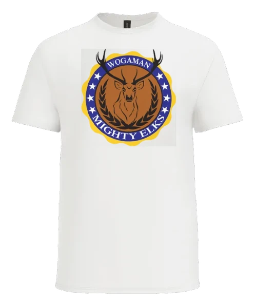 Wogaman Middle School Tee — White front