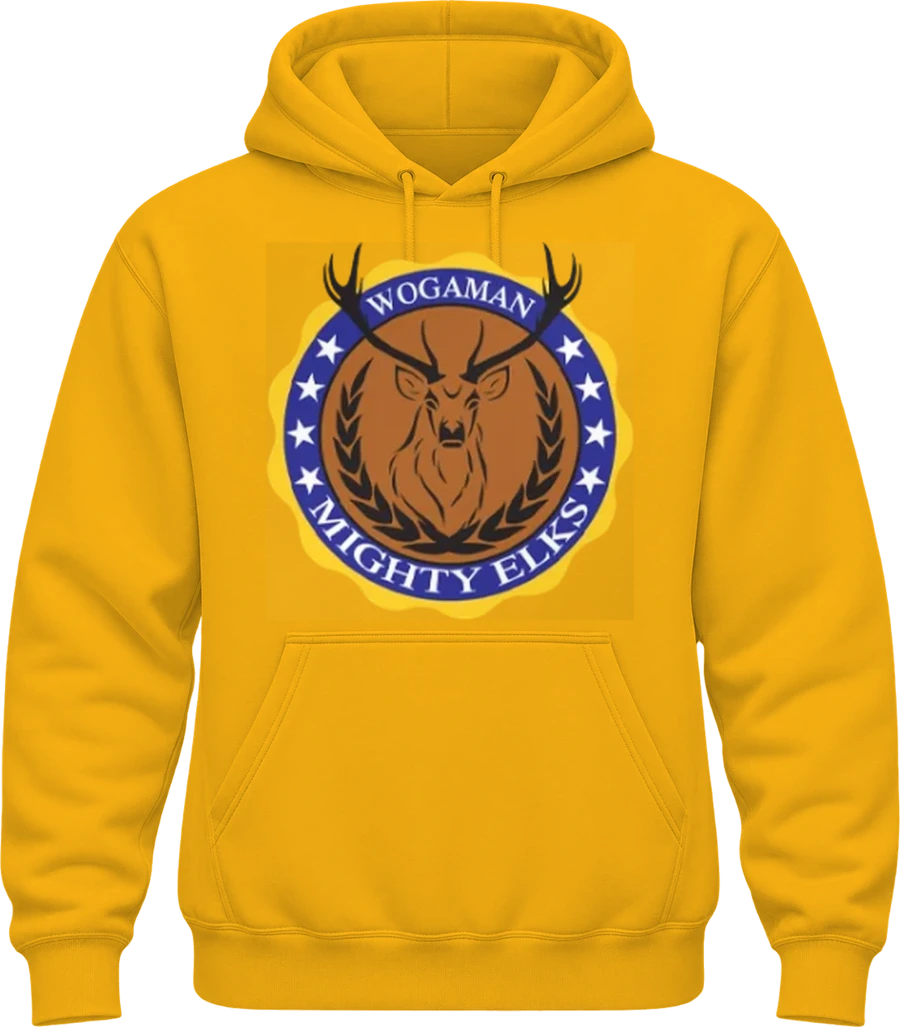Wogaman Middle School Hoodie — Gold