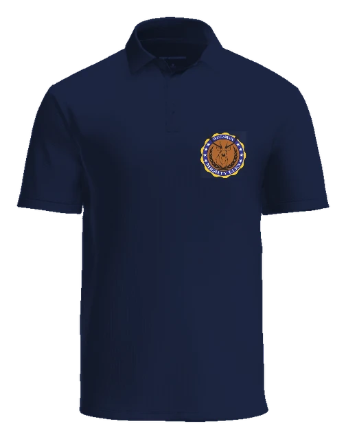 Wogaman Middle School Polo — Navy