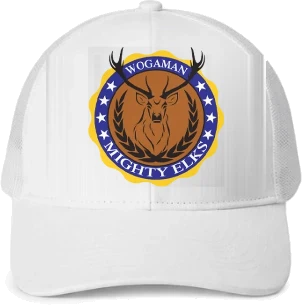 Wogaman Middle School Trucker Hat — White
