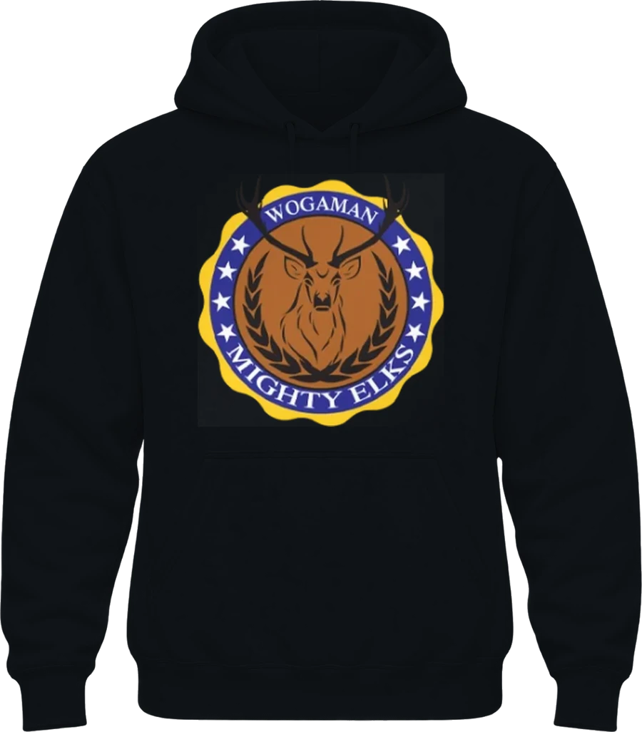 Wogaman Middle School Hoodie — Black