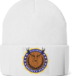 Wogaman Middle School Beanie — White
