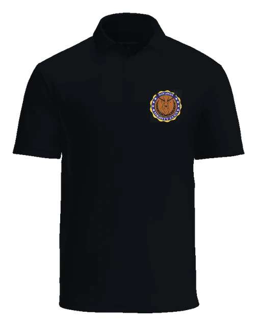 Wogaman Middle School Polo — Black
