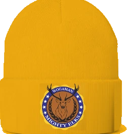 Wogaman Middle School Beanie — Gold